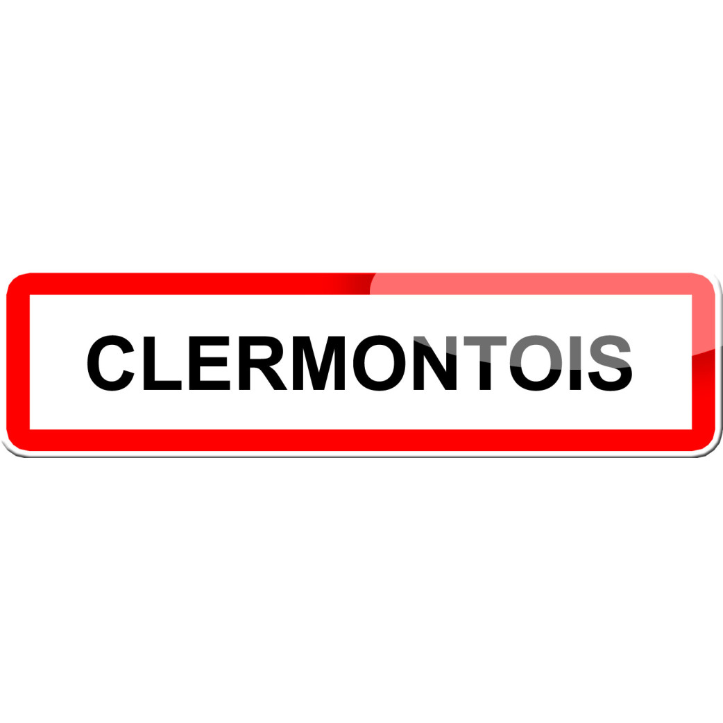 Clermontois (15x4cm) - Sticker/autocollant