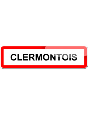 Clermontois (15x4cm) - Sticker/autocollant