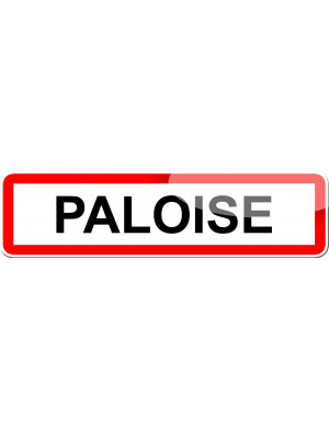 Paloise (15x4cm) - Sticker/autocollant