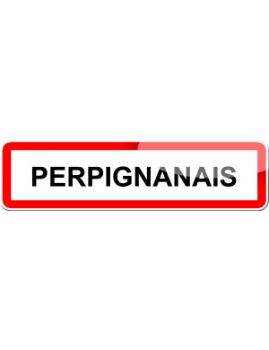 Perpignanais (15x4cm) - Sticker/autocollant