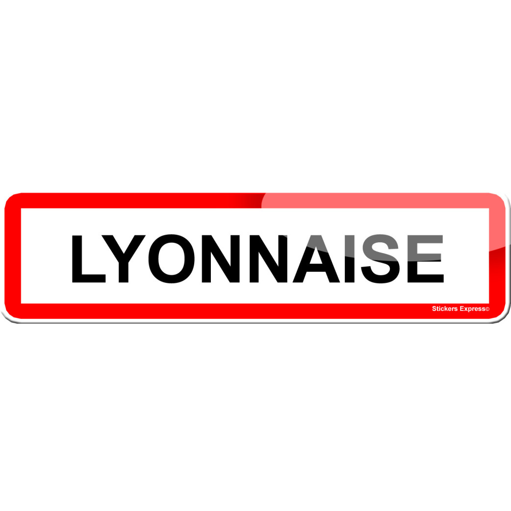 Lyonnaise (15x4cm) - Sticker/autocollant