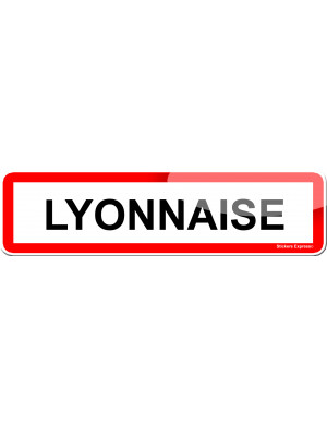 Lyonnaise (15x4cm) - Sticker/autocollant