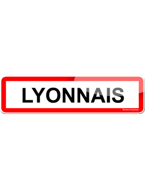 Lyonnais (15x4cm) - Sticker/autocollant