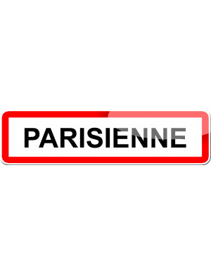 Parisienne (15x4cm) - Sticker/autocollant