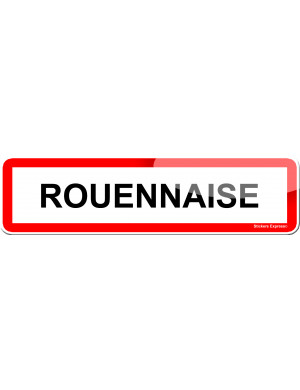 Rouennaise (15x4cm) - Sticker/autocollant