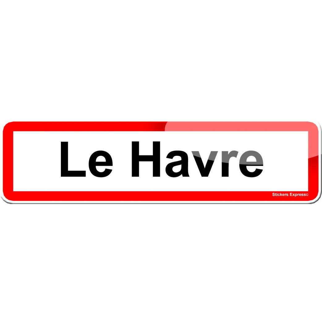 Le Havre (15x4cm) - Sticker/autocollant