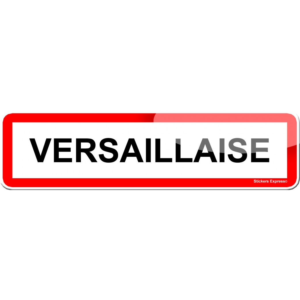 Versaillaise (15x4cm) - Sticker/autocollant