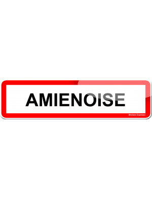 Amienoise (15x4cm) - Sticker/autocollant