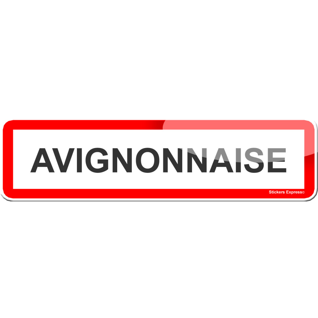 Avignonnaise (15x4cm) - Sticker/autocollant