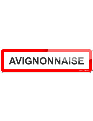 Avignonnaise (15x4cm) - Sticker/autocollant