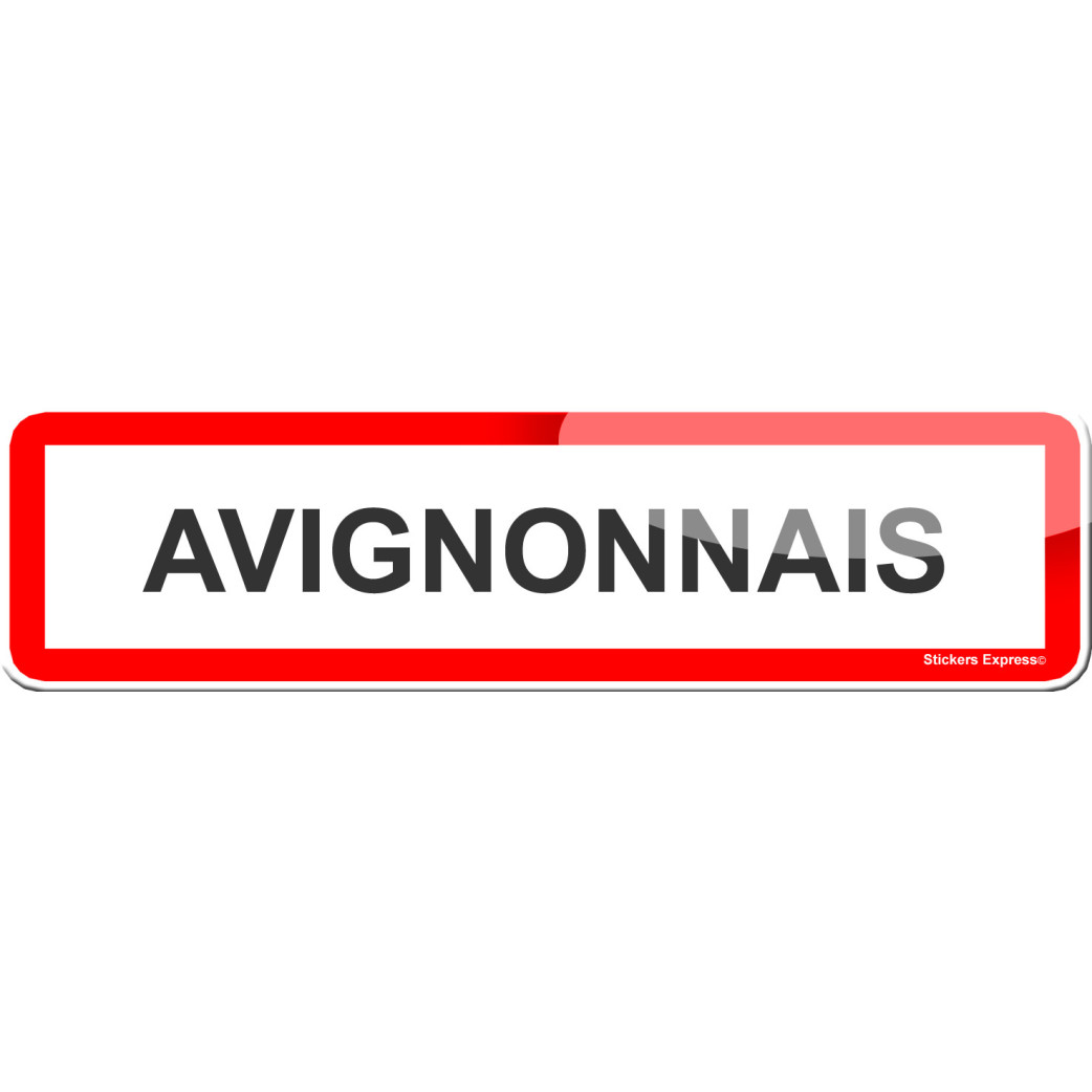 Avignonnais (15x4cm) - Sticker/autocollant