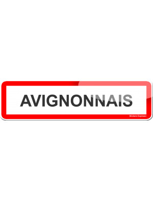 Avignonnais (15x4cm) - Sticker/autocollant