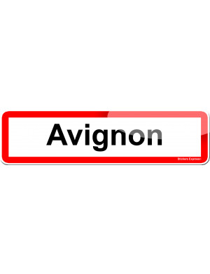 Avignon (15x4cm) - Sticker/autocollant