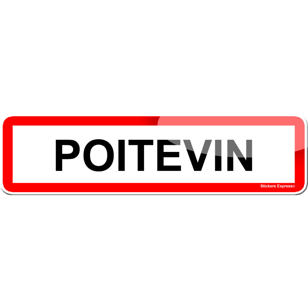 Poitevin (15x4cm) - Sticker/autocollant