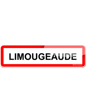 Limougeaude (15x4cm) - Sticker/autocollant