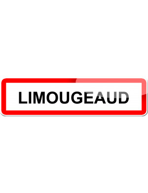 Limougeaud (15x4cm) - Sticker/autocollant