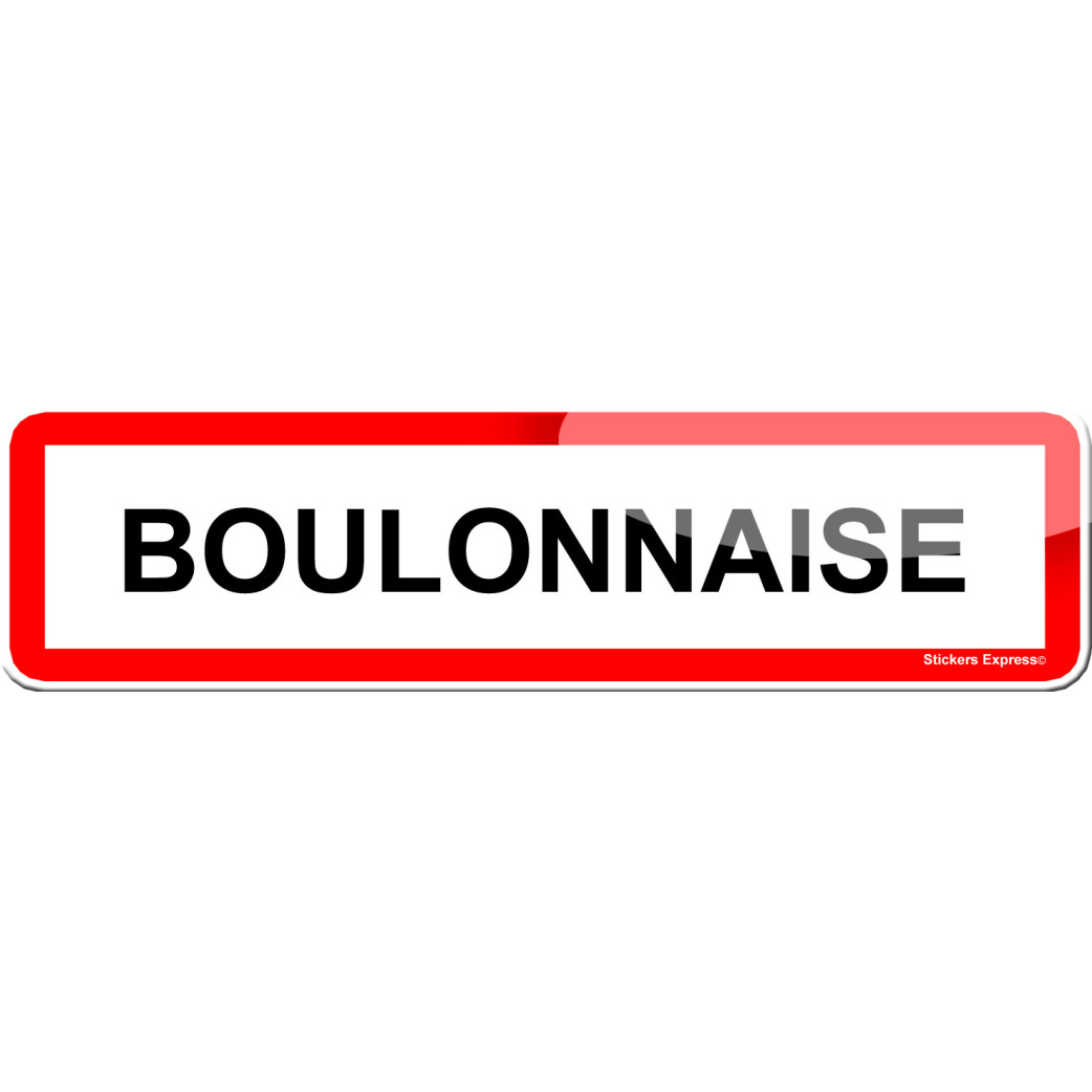 Boulonnaise (15x4cm) - Sticker/autocollant