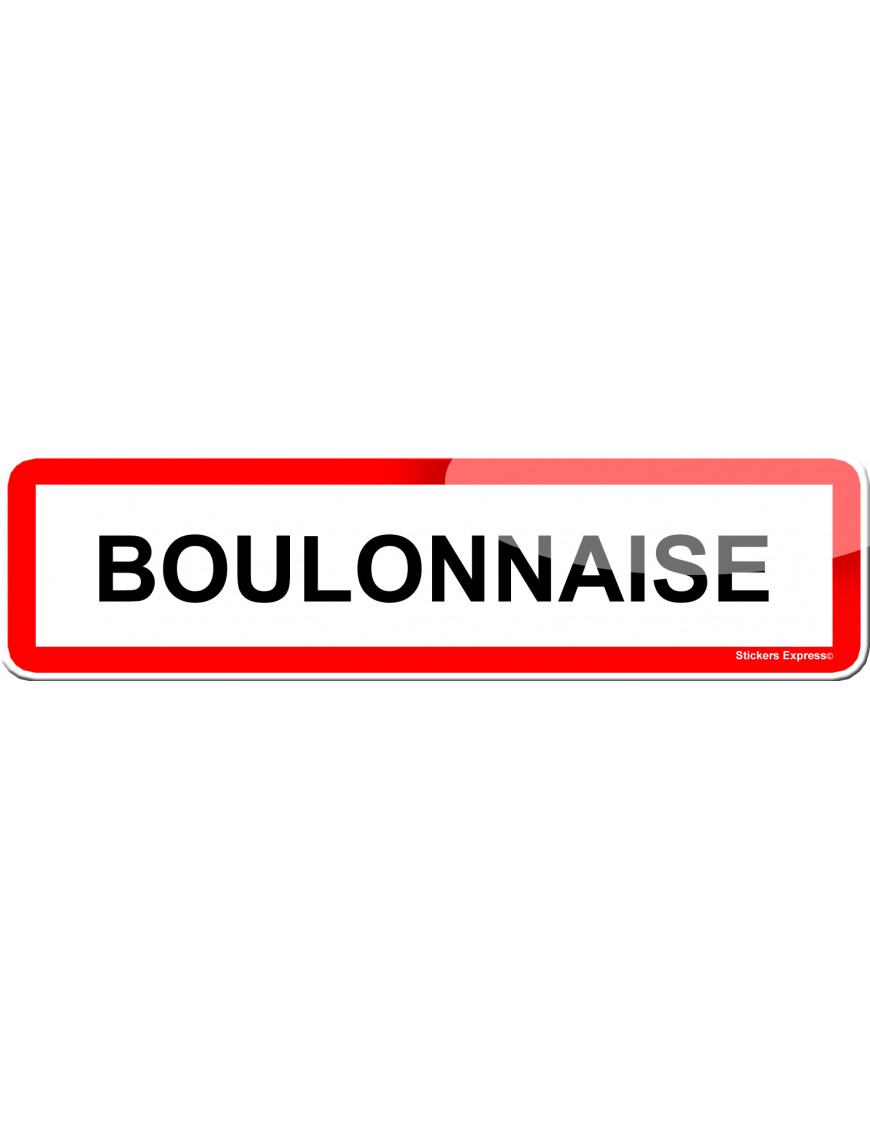 Boulonnaise (15x4cm) - Sticker/autocollant