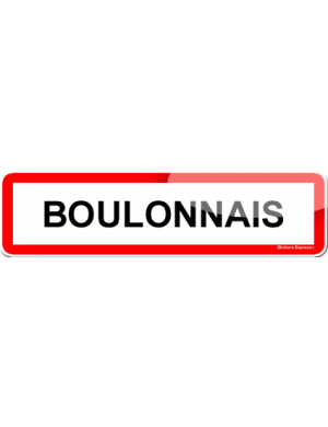 Boulonnais (15x4cm) - Sticker/autocollant