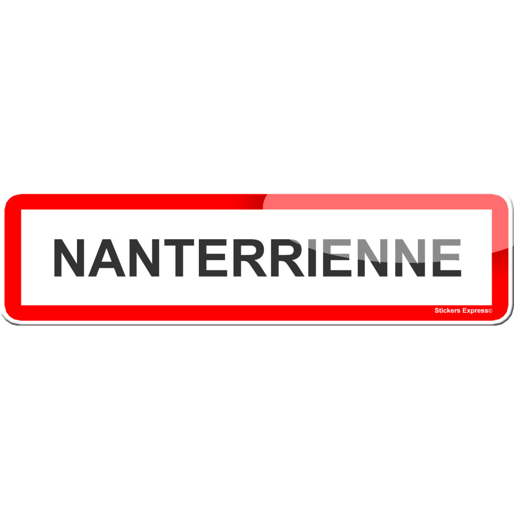 Nanterrienne (15x4cm) - Sticker/autocollant