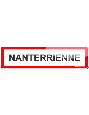 Nanterrienne (15x4cm) - Sticker/autocollant