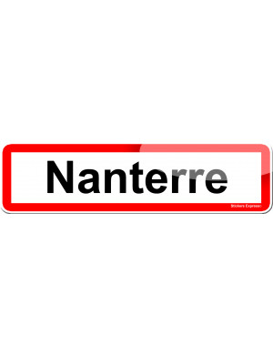 Nanterre (15x4cm) - Sticker/autocollant