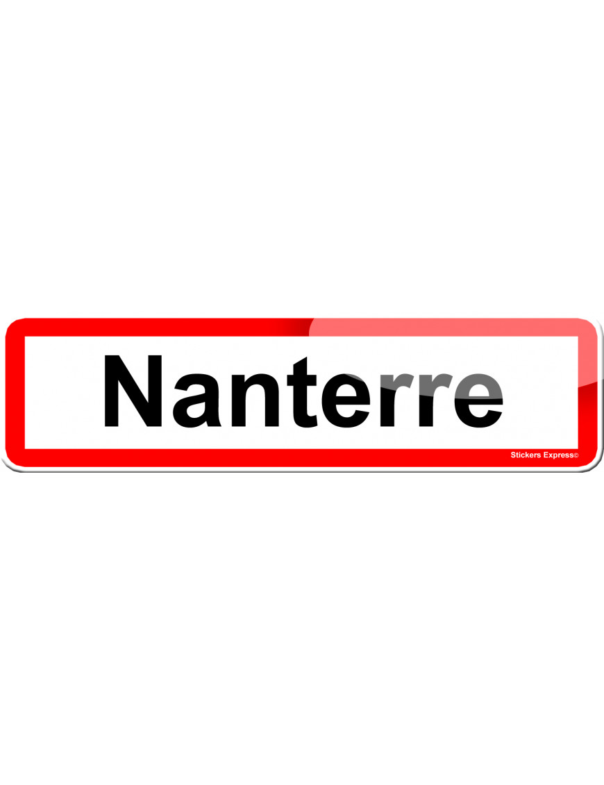 Nanterre (15x4cm) - Sticker/autocollant