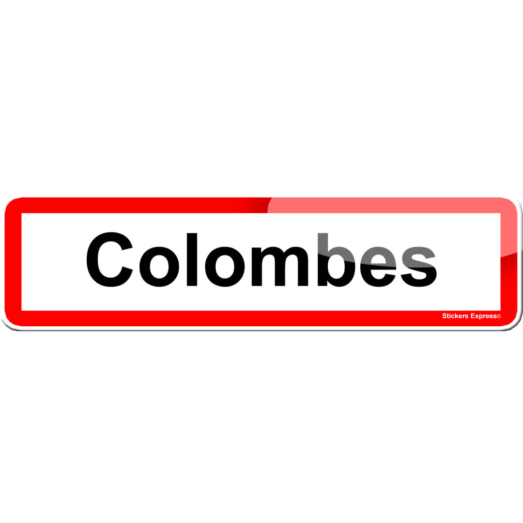 Colombes (15x4cm) - Sticker/autocollant