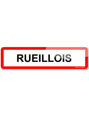 Rueillois (15x4cm) - Sticker/autocollant