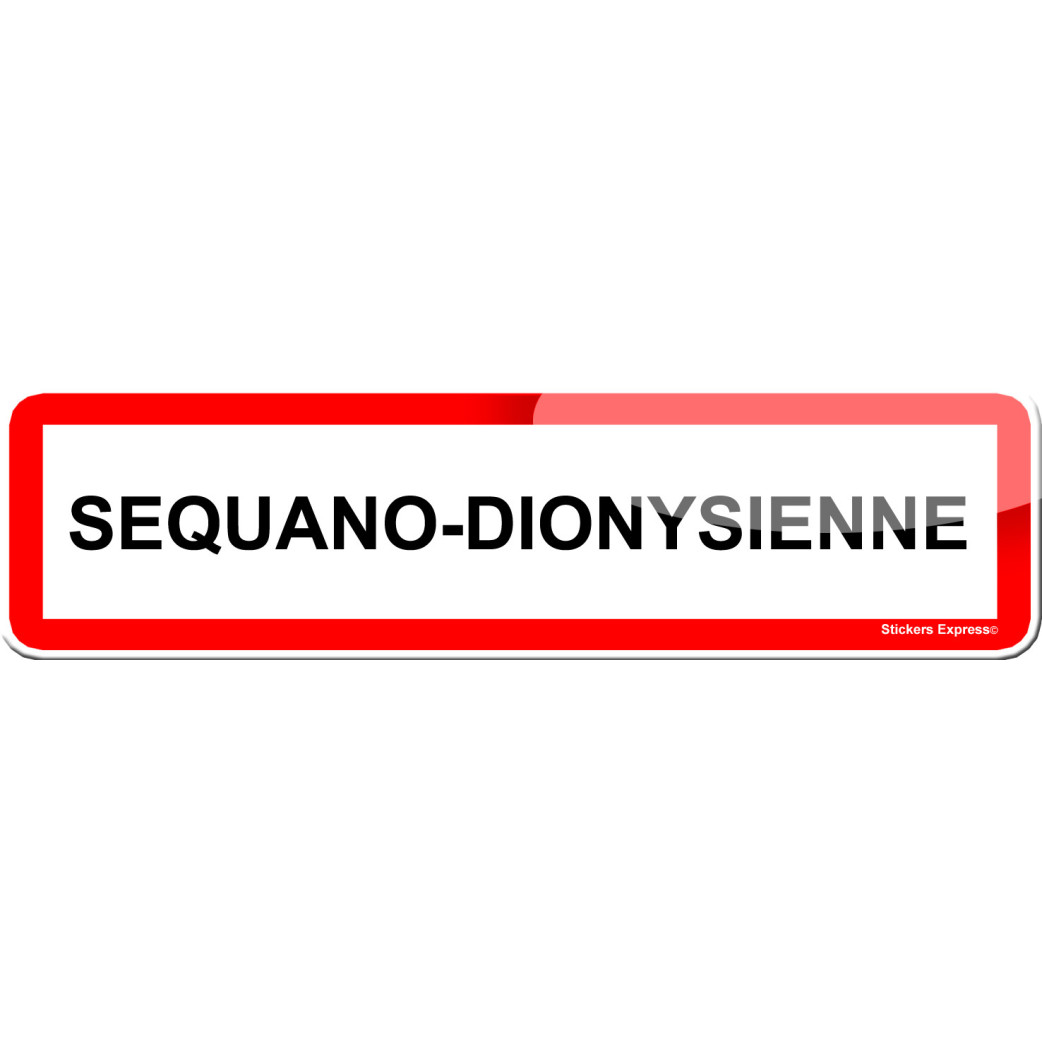 Séquano-Dionysienne (15x4cm) - Sticker/autocollant