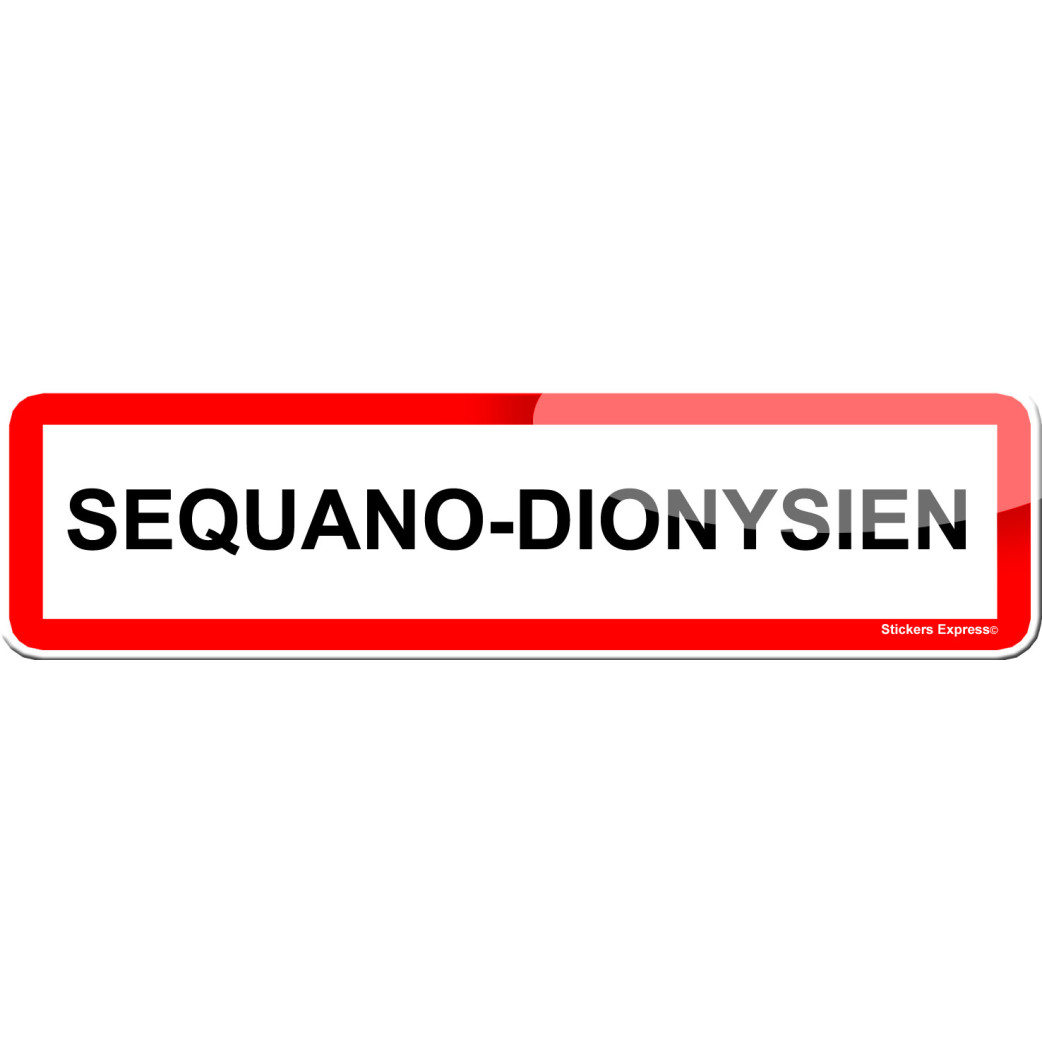 Séquano-Dionysien (15x4cm) - Sticker/autocollant