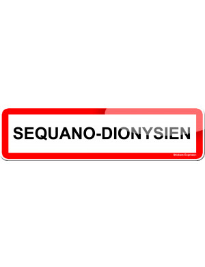 Séquano-Dionysien (15x4cm) - Sticker/autocollant