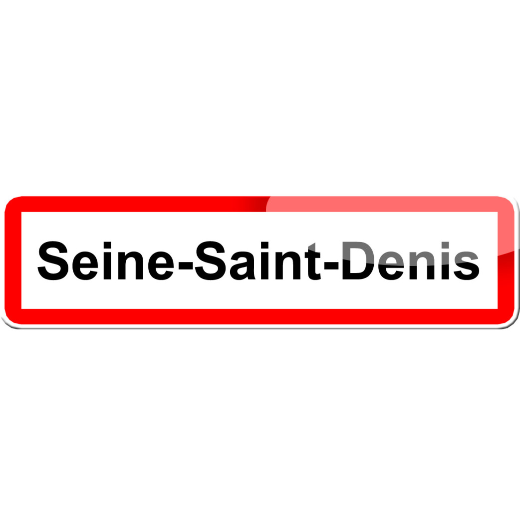 Seine-Saint-Denis (15x4cm) - Sticker/autocollant