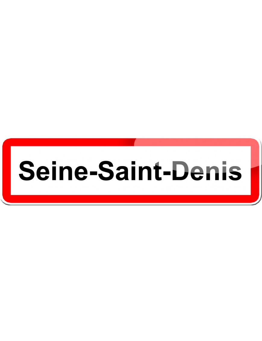 Seine-Saint-Denis (15x4cm) - Sticker/autocollant