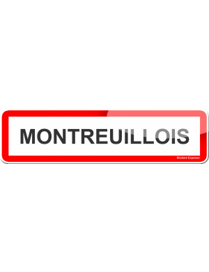 Montreuillois (15x4cm) - Sticker/autocollant