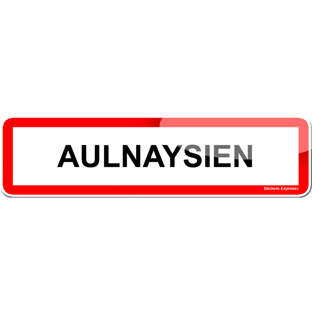 Aulnaysien (15x4cm) - Sticker/autocollant