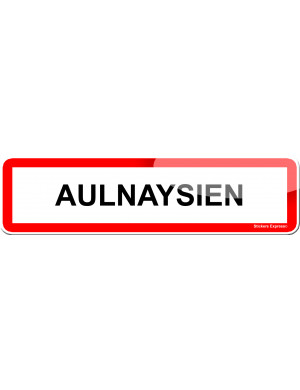 Aulnaysien (15x4cm) - Sticker/autocollant