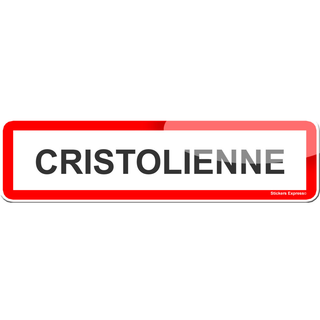 Cristolienne (15x4cm) - Sticker/autocollant