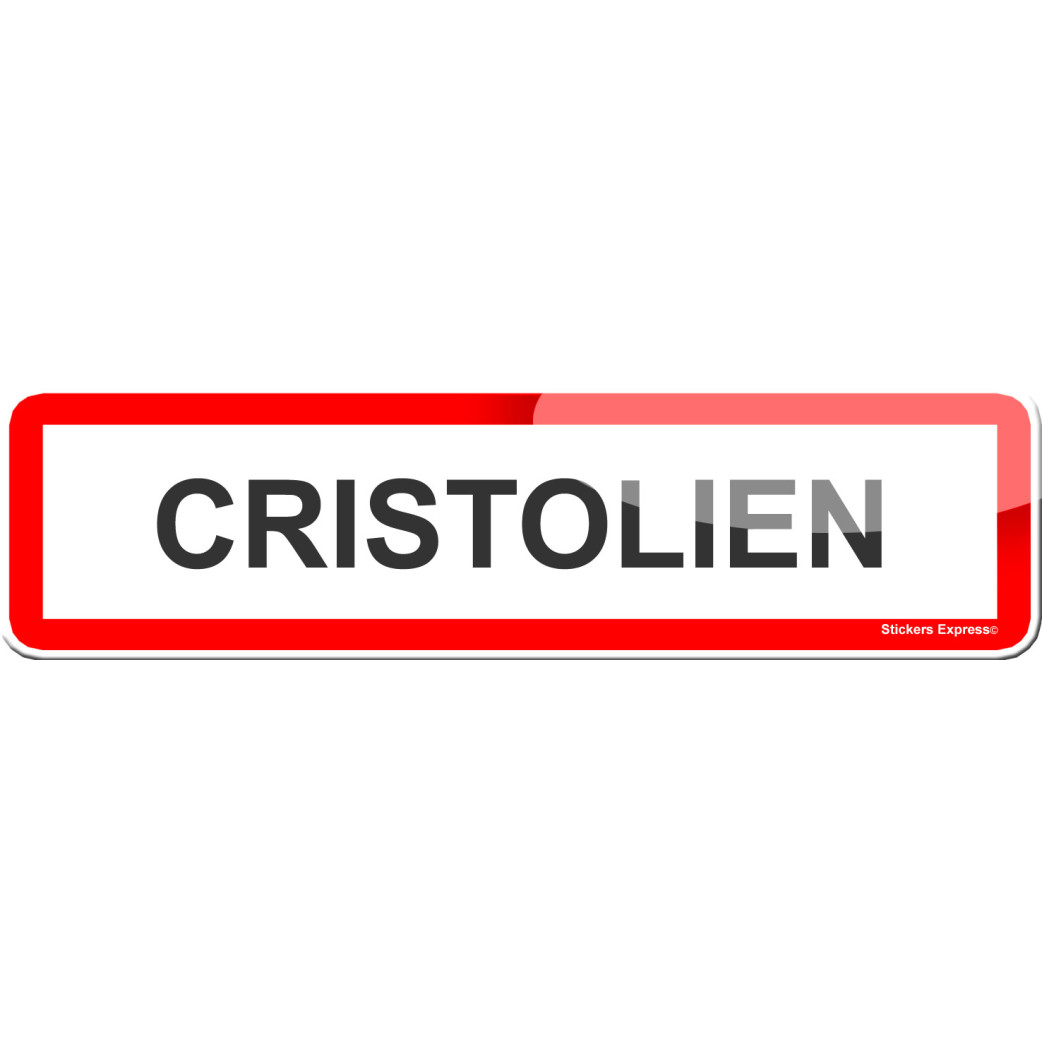 Cristolien (15x4cm) - Sticker/autocollant