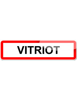 Vitriot (15x4cm) - Sticker/autocollant