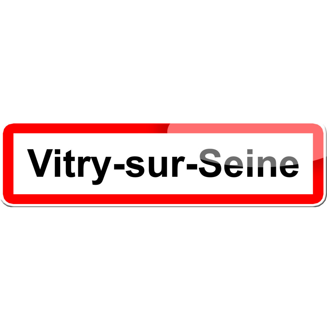 Vitry-sur-Seine (15x4cm) - Sticker/autocollant