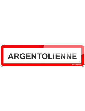 Argentolienne (15x4cm) - Sticker/autocollant