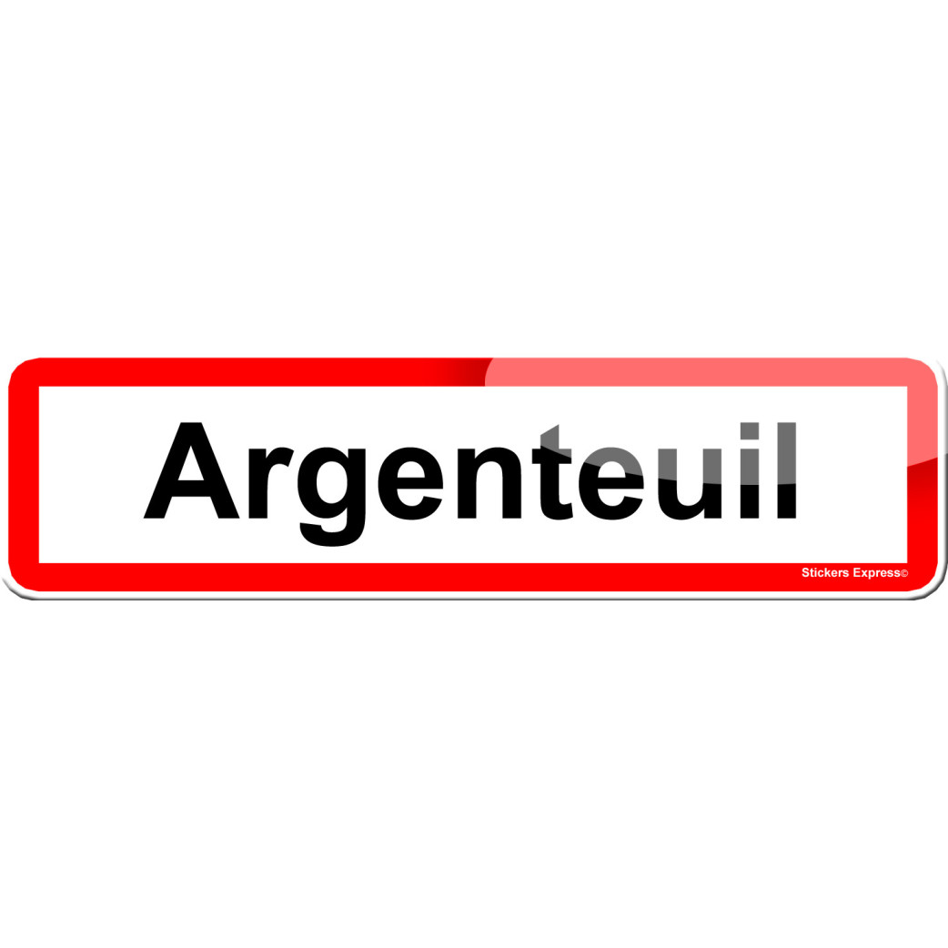 Argenteuil (15x4cm) - Sticker/autocollant