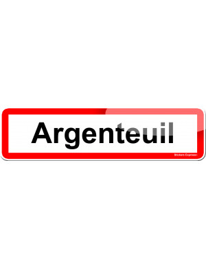 Argenteuil (15x4cm) - Sticker/autocollant