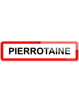Pierrotaine (15x4cm) - Sticker/autocollant