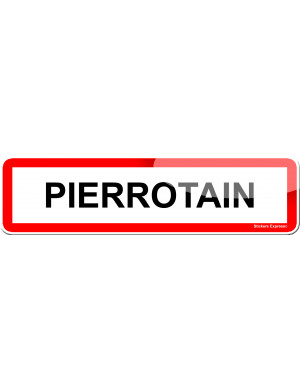 Pierrotain (15x4cm) - Sticker/autocollant