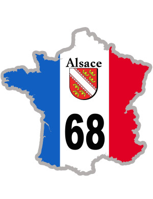 stickers autocollant Alsacien et Alsacienne