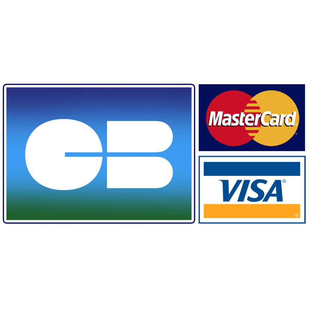 Paiement CB MASTERCARD/VISA - 10x5cm - Sticker/autocollant