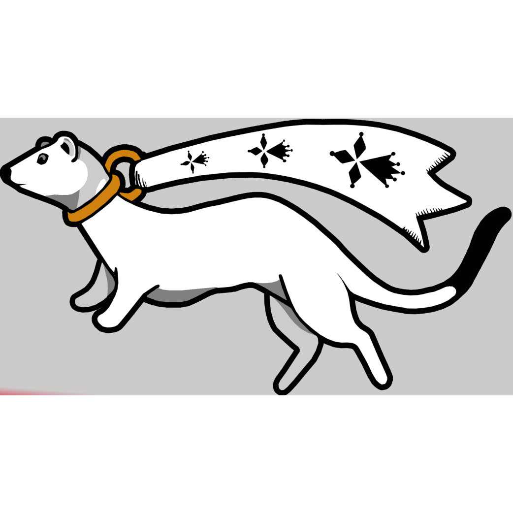 Hermine Bretonne - 15x8cm - Sticker/autocollant