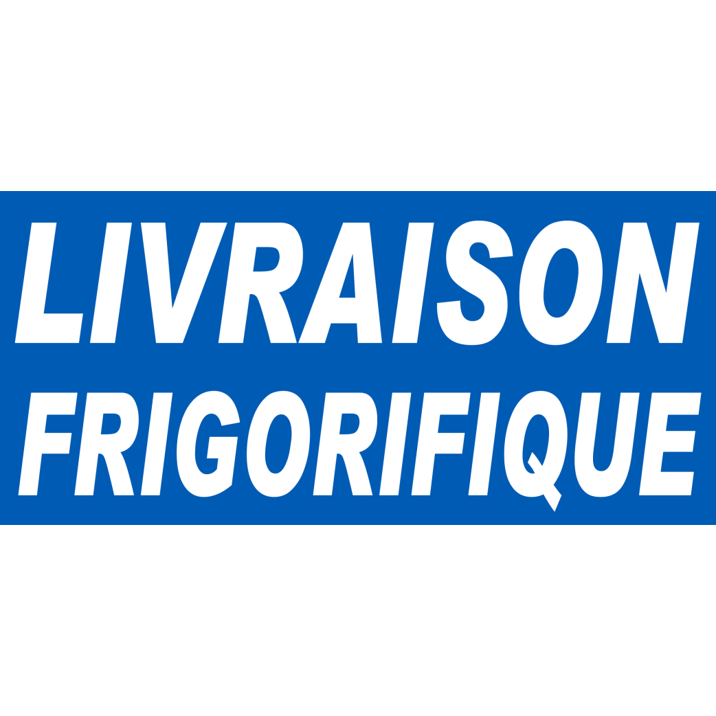 Livraison frigorifique - 30x14 cm - Sticker/autocollant